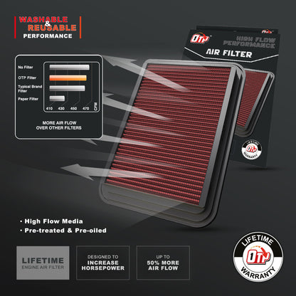 OTPerformance Drop In Air Filter MITSUBISHI XPANDER OTP 33-3016  Element Enjin Engin Penapis Udara