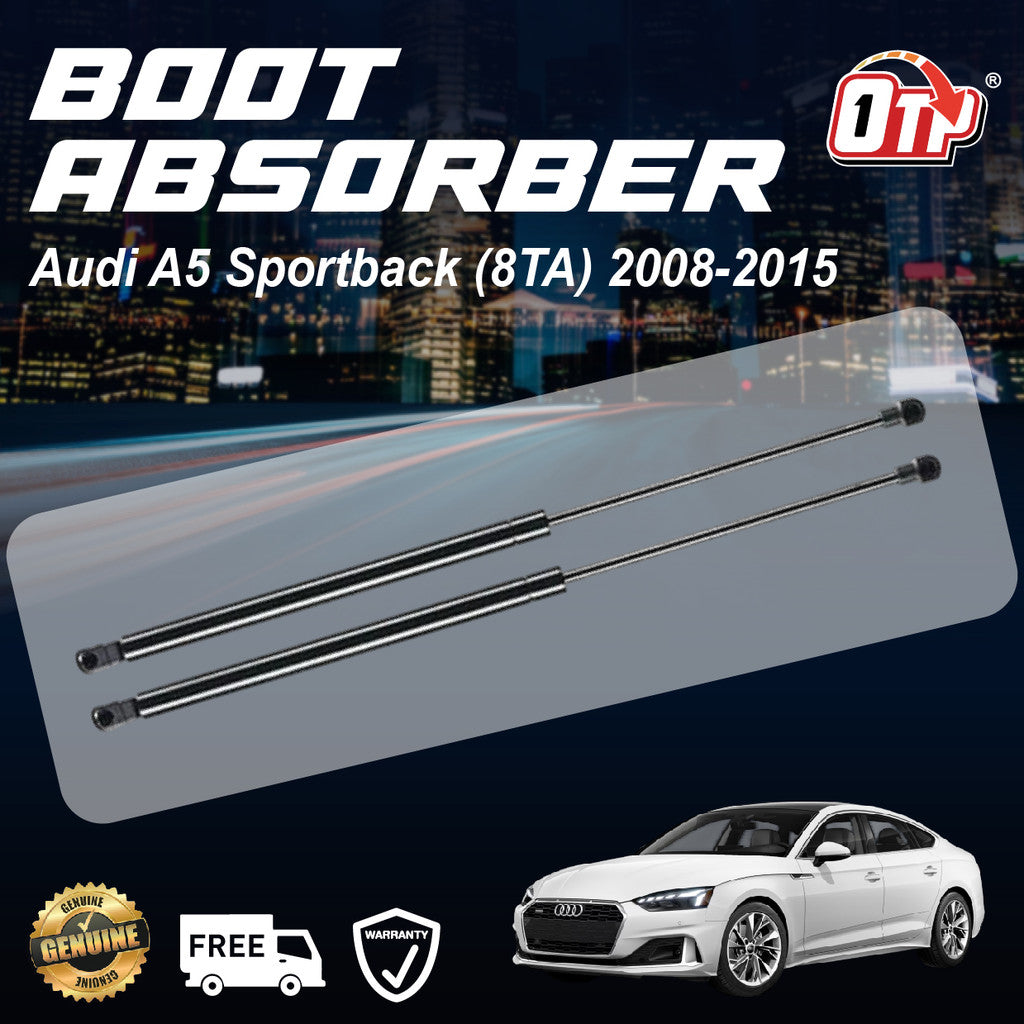 Audi A5 Sportback (8TA) 2008-2015 Boot Absorber Rear Bonnet Damper Gas Spring Set Tailgate Penyerap Belakang Bonet