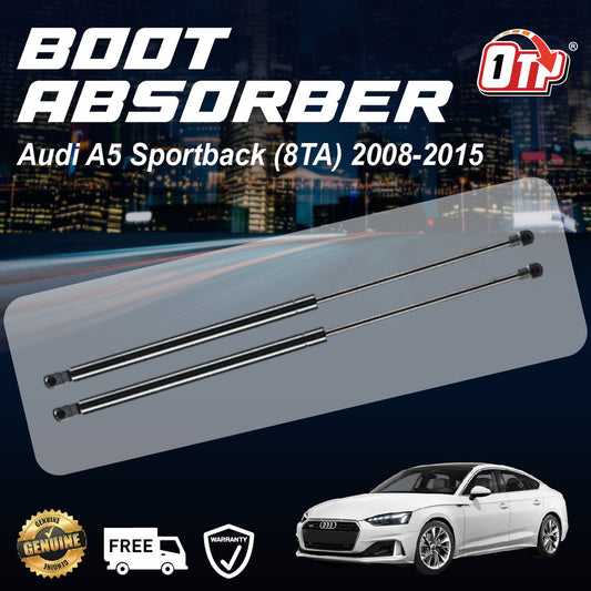 Audi A5 Sportback (8TA) 2008-2015 Boot Absorber Rear Bonnet Damper Gas Spring Set Tailgate Penyerap Belakang Bonet