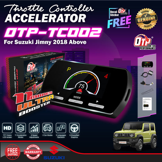 OTP Suzuki Jimny 2018 and Above Car Electronic Throttle Controller Accelerator Booster 14 E Drive 11 Mode Pedal Response