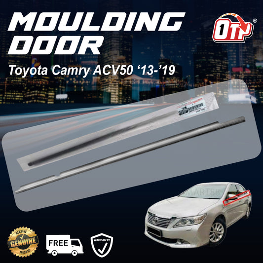 ORIGINAL JAPAN TOYOTA CAMRY ACV50 12-18 GLASS DOOR MOULDING SEAL RUBBER OUTER STRIP WINDOW GETAH LUAR TINGKAP CERMIN