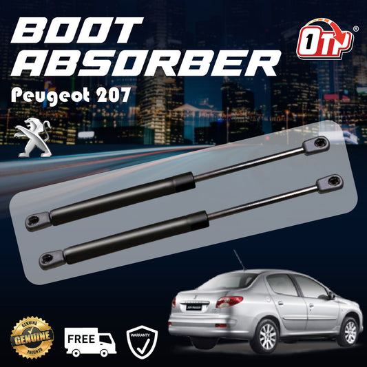 Peugeot 207 Boot Absorber Rear Bonnet Damper Gas Spring Set Tailgate Penyerap Bonet Belakang