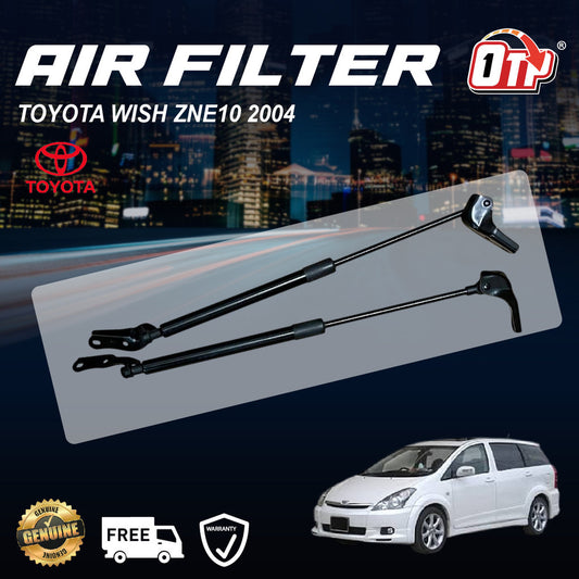 Toyota Wish 2004 ZNE10 Boot Absorber Rear Bonnet Damper Gas Spring Set Tailgate Penyerap Belakang Bonet