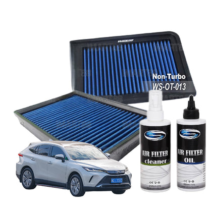 Works Engineering Drop In Air Filter Toyota Harrier XU60 '13-'21 Turbo Non-turbo Element Enjin Engin Penapis Udara