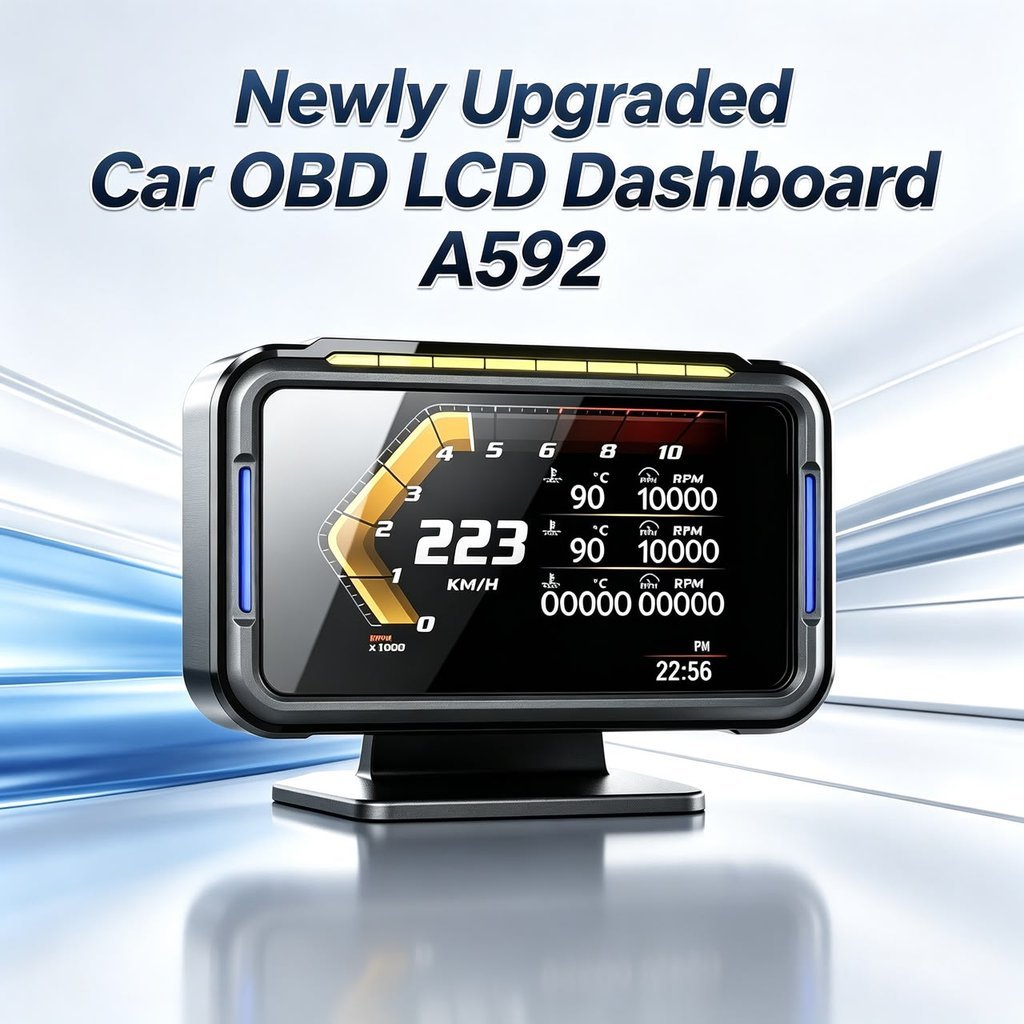 OTP A592 ULTRA METER OBD2 SPEEDOMETER GPS ALARM WIRA VDO ALZA VIVA MYVI OLD G3 NISSAN LIVINA VIOS CITY MYVI LAGI BEST