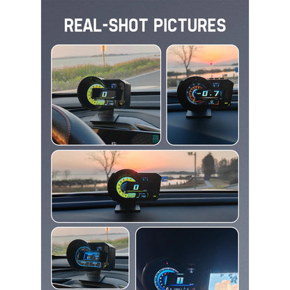 OTP A590 ULTRA H402 Meter Proton Perodua OBD2 Gauge Speedometer Car GPS Alarm Speed Gauge Display Hud Water Temp