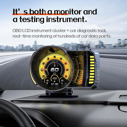 OTP P28 ULTRA METER OBD2 SPEEDOMETER GPS ALARM ALZA 2009- MYVI LAGI BEST VIVA MYVI OLD NISSAN LIVINA WIRA VDO