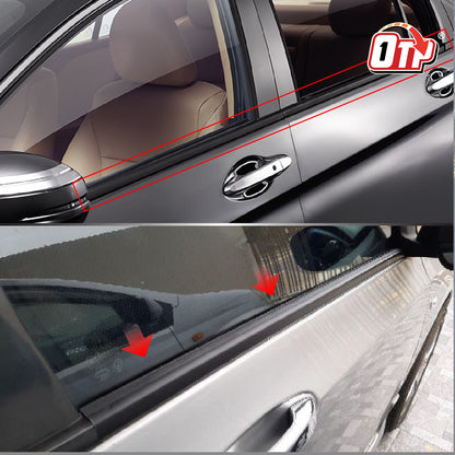 MTIS TOYOTA VIOS NCP150 '13-'18 GLASS DOOR MOULDING SEAL RUBBER OUTER STRIP WINDOW GETAH LUAR TINGKAP 68230-0D160