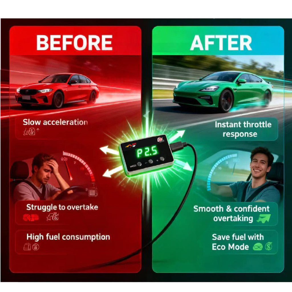 OTP-TC001 PROTON INSPIRA CAR THROTTLE CONTROLLER 10 MODE 9 DRIVE PEDAL RESPONSE