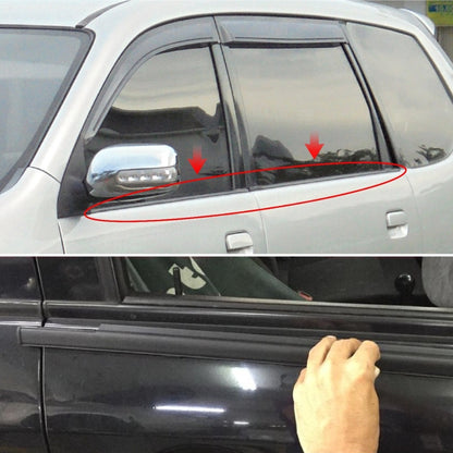 ORIGINAL TOYOTA AVANZA F600 GLASS DOOR MOULDING 2003-2011 SEAL RUBBER OUTER STRIP WINDOW GETAH LUAR TINGKAP 68160-BZ040