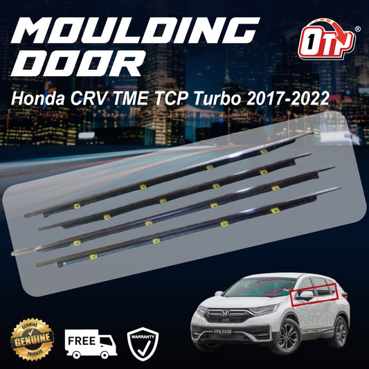 Original Honda CRV TME TCP Turbo 2017-2022 Chrome Moulding Door Glass Door Outer Rubber Getah Luar Tingkap Pintu Kereta