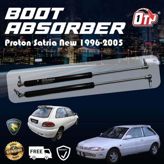 Proton Satria New 1996 - 2005 Rear Bonnet Damper Boot Absorber Gas Spring Set Tailgate Penyerap Belakang Bonet