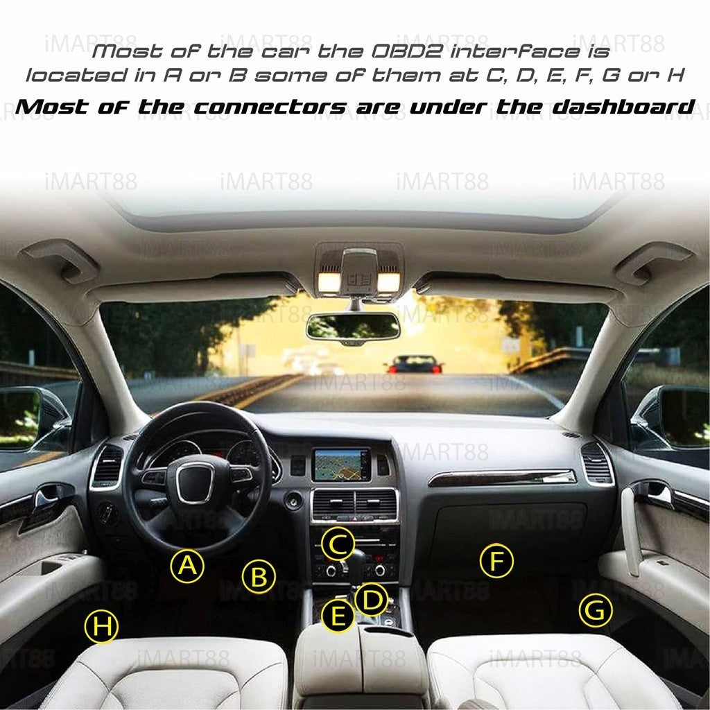 Car OBD2 OBDII Splitter Socket (1 To 2) (1 To 3) Automobile Extension OBD Cable Connector Adapter 16 Pin