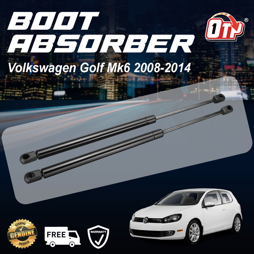 Volkswagen Golf Mk6 2008-2014 Boot Absorber Rear Bonnet Damper Gas Spring Set Tailgate Penyerap Belakang Bonet