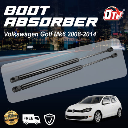 Volkswagen Golf Mk6 2008-2014 Boot Absorber Rear Bonnet Damper Gas Spring Set Tailgate Penyerap Belakang Bonet