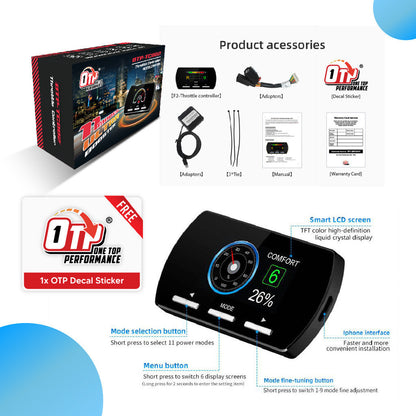 OTP-TC002 PROTON INSPIRA Car Throttle Controller Accelerator Booster 14 E-Drive Pedal Response