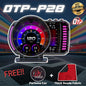 OTP P28 ULTRA METER OBD2 SPEEDOMETER GPS ALARM ALZA 2009- MYVI LAGI BEST VIVA MYVI OLD NISSAN LIVINA WIRA VDO