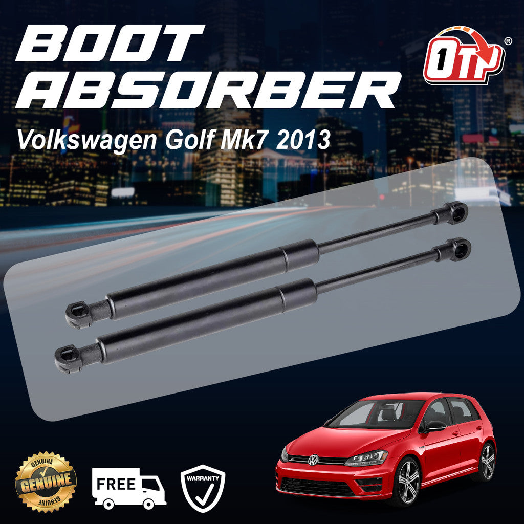 Volkswagen Golf Mk7 2013 Boot Absorber Rear Bonnet Damper Gas Spring Set Tailgate Penyerap Belakang Bonet