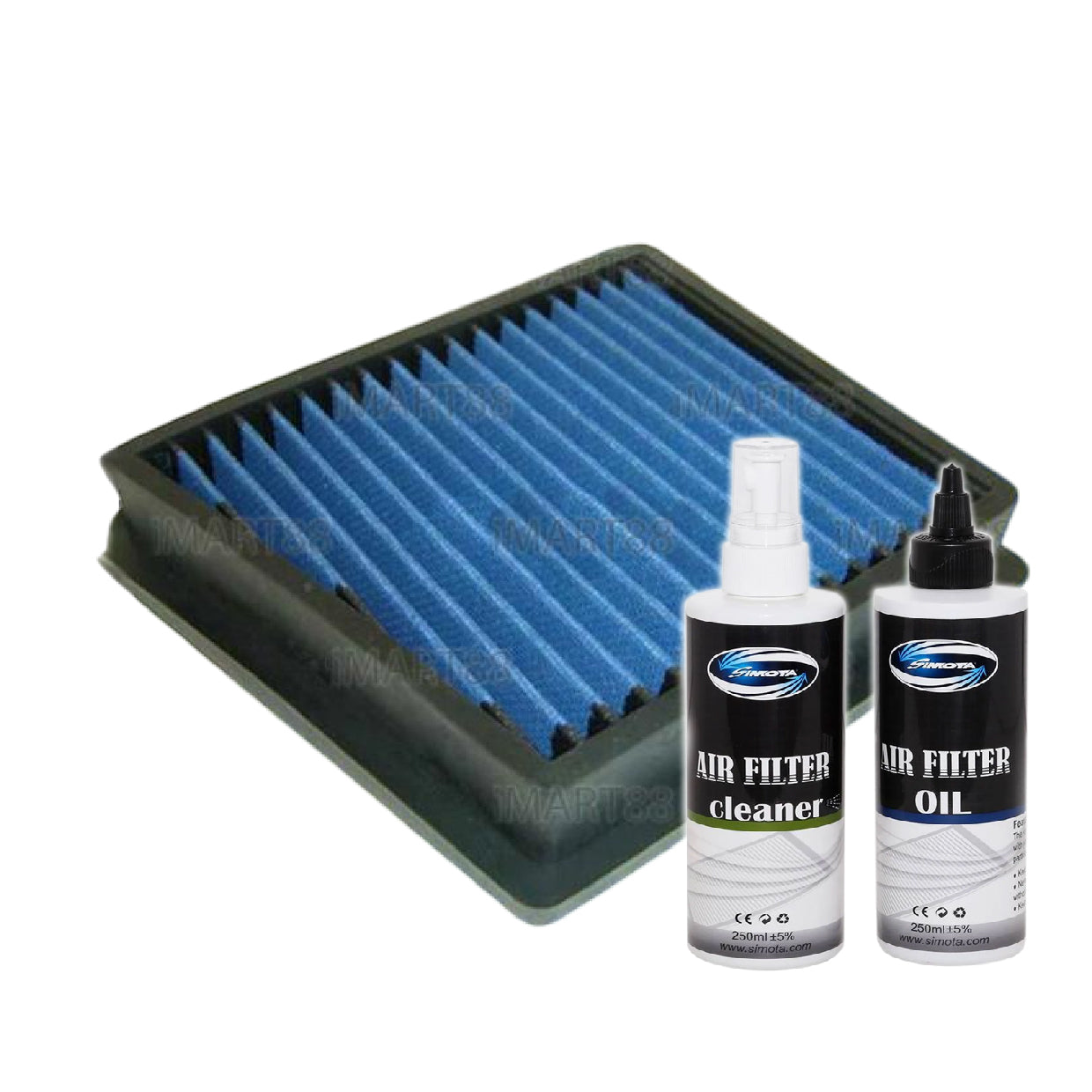Works Engineering Drop In Air Filter Ford FIESTA VI 1.6L L4 MK6 2009-2011 Element Enjin Engin Penapis Cleaning