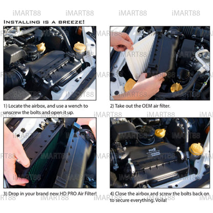OTP2433 OTPerformance Air Filter Washable Compatible With Honda Jazz/Insight Hybrid Element Enjin Kereta Penapis Udara
