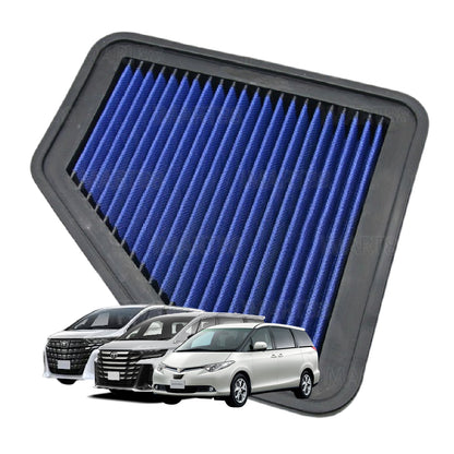 Works Engineering Drop In Air Filter Toyota Alphard Vellfire ANH20 2008+ Estima ACR50 2.0 2.4 3.5cc 2006-2016 Element