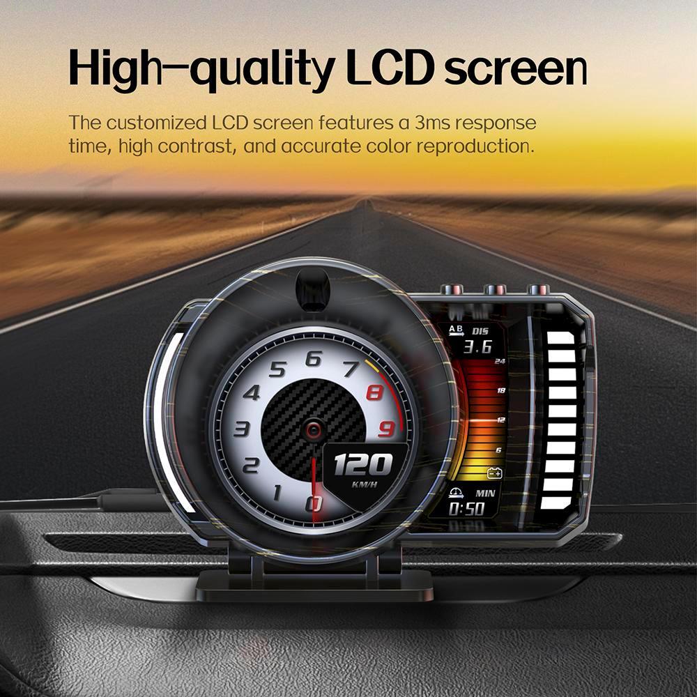 OTP P28 ULTRA METER OBD2 SPEEDOMETER GPS ALARM ALZA 2009- MYVI LAGI BEST VIVA MYVI OLD NISSAN LIVINA WIRA VDO