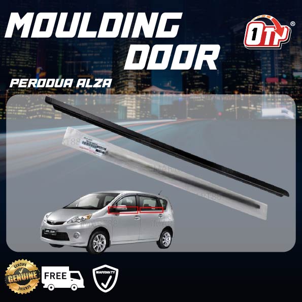 ORIGINAL PERODUA ALZA GLASS DOOR MOULDING SEAL RUBBER OUTER STRIP WINDOW GETAH LUAR CERMIN TINGKAP 68161-B1033