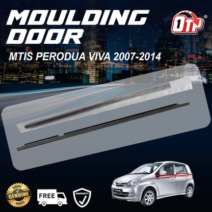 MTIS PERODUA VIVA 2007-2014 GLASS DOOR MOULDING SEAL RUBBER OUTER STRIP WINDOW GETAH LUAR CERMIN TINGKAP 68161-BZ020