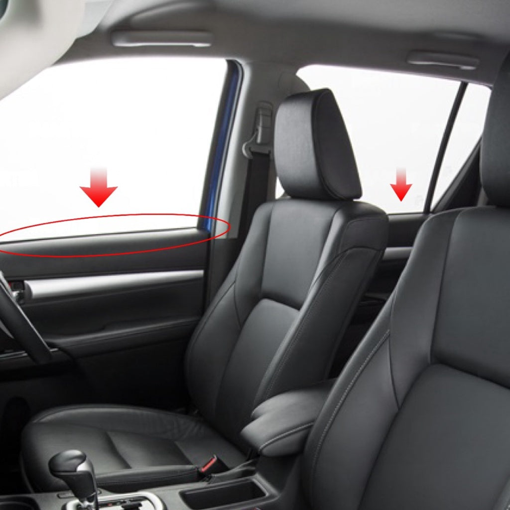 ORIGINAL TOYOTA HILUX KUN25 KUN26 INNER GLASS DOOR MOULDING SEAL RUBBER STRIP WINDOW GETAH TINGKAP DALAM 68171-0K010