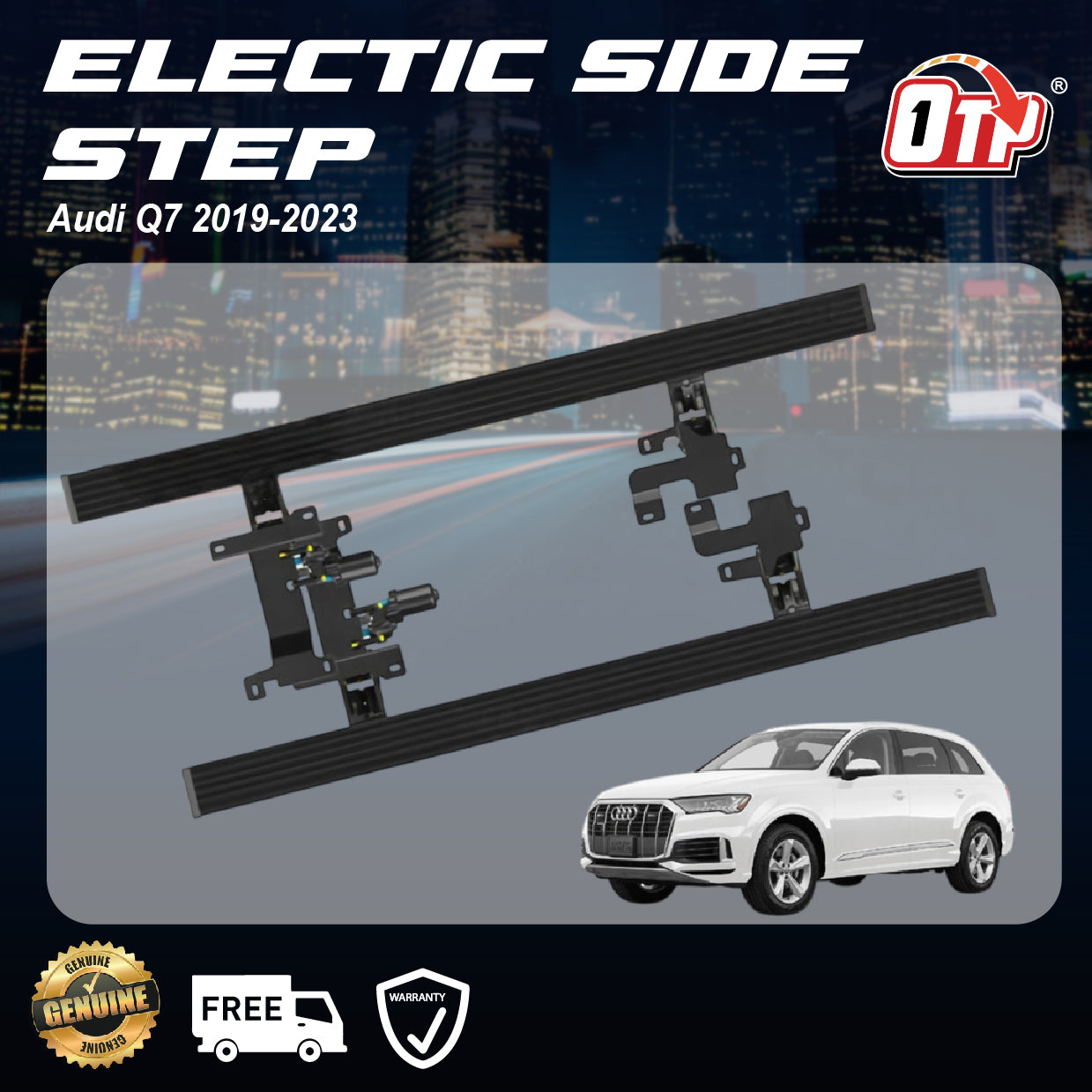 Audi Q7 2019-2023 Electrical Side Step Power Lounge Tanggar 电动侧踏板