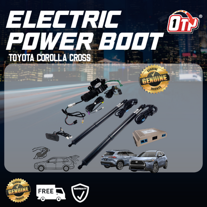 OTP Toyota Corolla Cross Plug & Play Electric Auto Tailgate Power Boot Soft Close Kick Foot Sensor Bonet Belakang