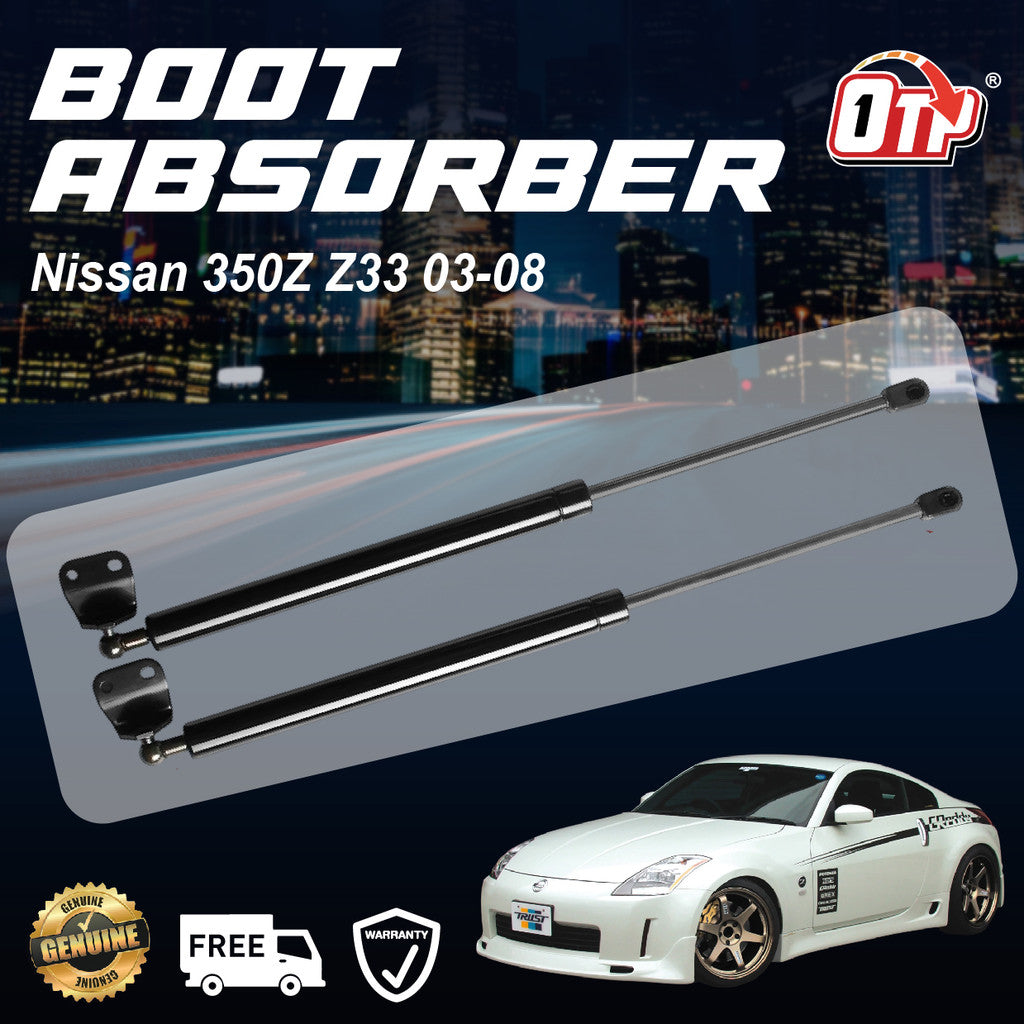 Nissan 350Z Z33 03-08 Boot Absorber Front Bonnet Damper Gas Spring Set Tailgate Penyerap Depan Bonet