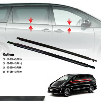 ORIGINAL TOYOTA ESTIMA PREVIA ACR50 GSR50 GLASS DOOR MOULDING SEAL RUBBER OUTER STRIP WINDOW GETAH TINGKAP 68161-28040