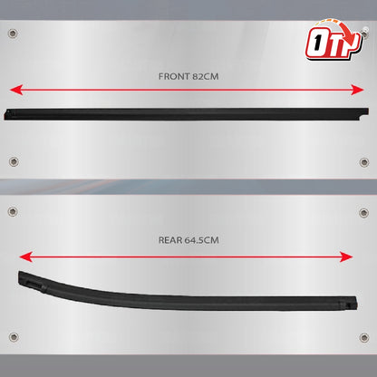 MOULDING DOOR GLASS Isuzu Dmax D Max D-Max 2012–2020 SEAL RUBBER OUTER STRIP WINDOW GETAH LUAR CERMIN TINGKAP