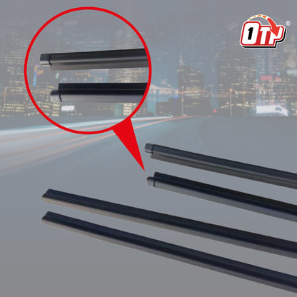 Suzuki Swift 2005 - 2013 Glass Door Moulding Seal Rubber Outer Strip Seal Belt Weather Plastic Trim Getah Luar Tingkap