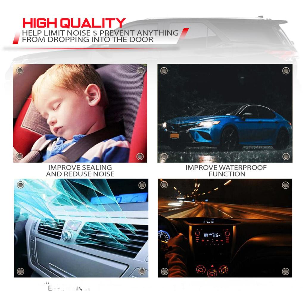 TOYOTA FORTUNER TGN155 TGN156 2016 - 2023 GLASS DOOR MOULDING SEAL RUBBER OUTER STRIP WINDOW GETAH LUAR TINGKAP