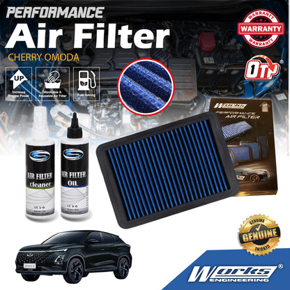 AIR FILTER WORKS ENGINEERING WS-FC-001 CHERY OMODA 5 1.5T PENAPIS UDARA ENJIN KERETA