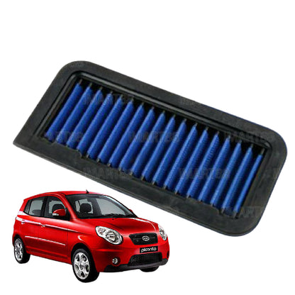 Works Engineering Drop In Air Filter Kia PICANTO 1.0 1.1cc 2004-2009 Element Enjin Engin Penapis Cleaning