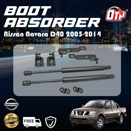 Nissan Navara D40 2005-2014 Boot Absorber Front Bonnet Damper Front Boot Damper Gas Spring Bonnet Bonet Belakang