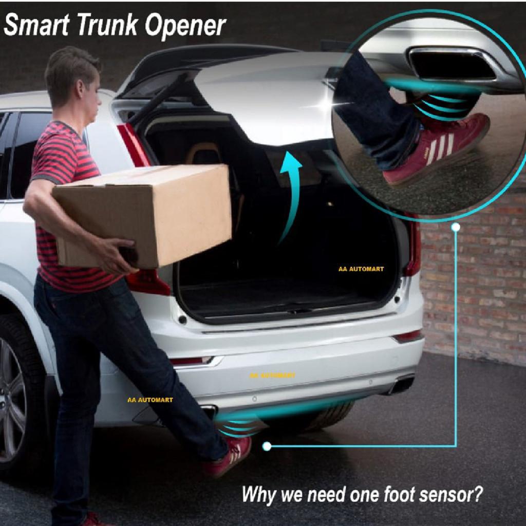 Perodua Ativa 2021 Plug & Play Electric Auto Tailgate Power Boot Soft Close Switch Foot Sensor Remote Control Anti Pinch