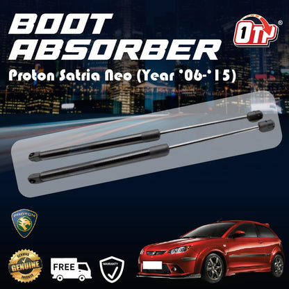 Proton Satria Neo Old New 1994 - 2015 Rear Bonnet Damper Boot Absorber Gas Spring Set Tailgate Penyerap Belakang Bonet