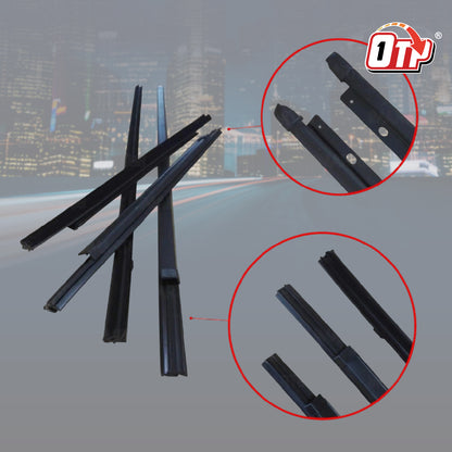 MTIS Nissan Frontier D22 GLASS DOOR MOULDING SEAL RUBBER OUTER STRIP WINDOW GETAH LUAR TINGKAP