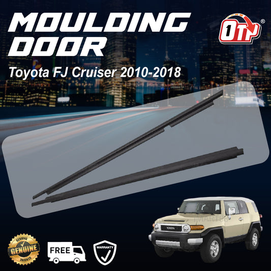 ORIGINAL TOYOTA FJ CRUISER 2010-2018 GLASS DOOR MOULDING SEAL RUBBER OUTER STRIP WINDOW GETAH LUAR TINGKAP 72410-SNA-A01