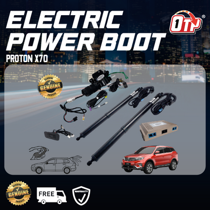 OTP Proton X70 Plug & Play Electric Auto Tailgate Power Boot Soft Close Switch Foot Sensor Remote Control Anti Pinch