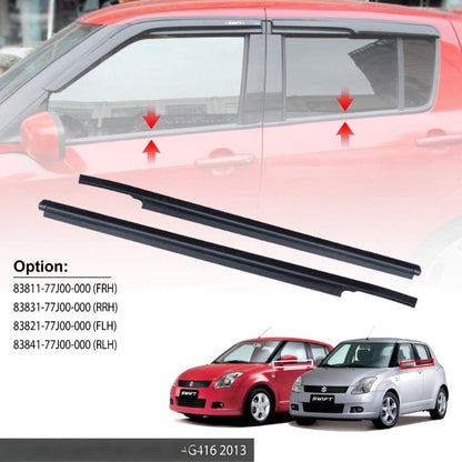 ORIGINAL SUZUKI SWIFT GLASS DOOR MOULDING 05-13 SEAL RUBBER OUTER STRIP WINDOW GETAH LUAR CERMIN TINGKAP RS415 ZAG416