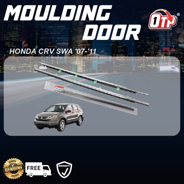 ORIGINAL HONDA CRV SWA '07-'11 3th Gen GLASS DOOR MOULDING SEAL RUBBER OUTER STRIP WINDOW GETAH LUAR CERMIN TINGKAP
