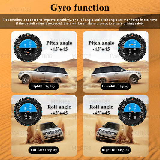OTP-XS Perodua Alza Myvi OBD OBD2 Meter Gauge Car GPS Alarm Speed display Hud Water temp RPM Turbo Boost HUD