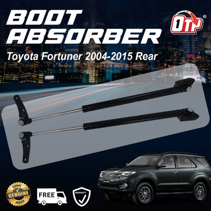 Toyota Fortuner 2004-2015 Boot Absorber Rear Bonnet Damper Gas Spring Set Absorber Hood Damper Penyerap Belakang Bonet