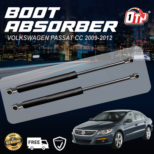 OTP Volkswagen Passat CC 2009-2012 Boot Absorber Rear Bonnet Damper Gas Spring Set Tailgate Penyerap Belakang Bonet