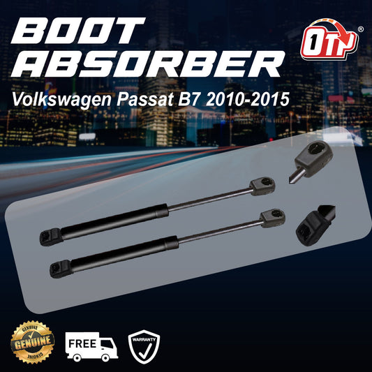 Volkswagen Passat B7 2010-2015 Boot Absorber Rear Bonnet Damper Gas Spring Set Tailgate Penyerap Belakang Bonet